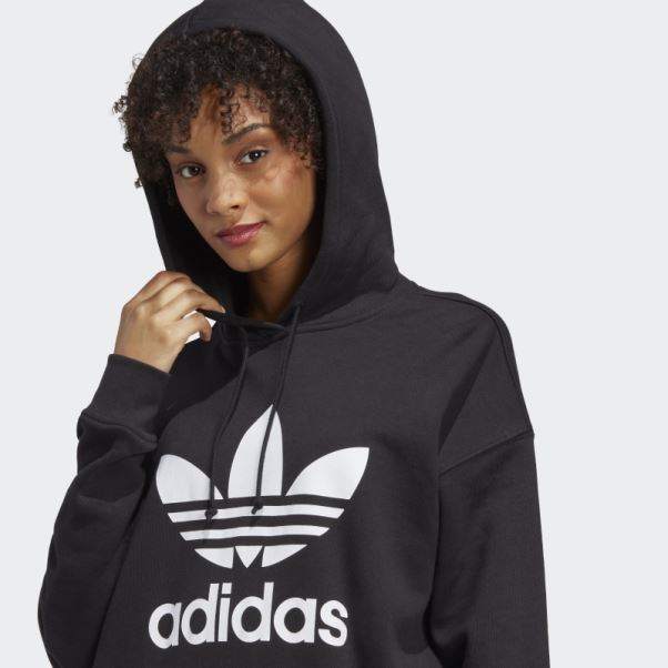 Sweat à Capuche Adidas Adicolor Trèfle Noir