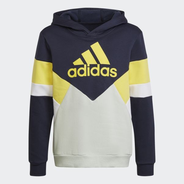 Sweat à Capuche Color Block En Molleton Adidas