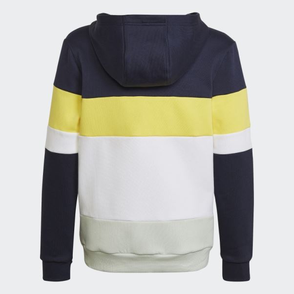 Sweat à Capuche Color Block En Molleton Adidas