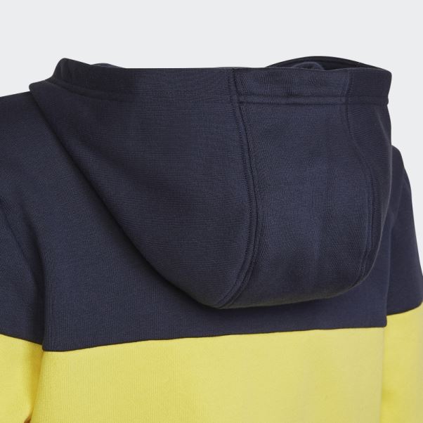 Sweat à Capuche Color Block En Molleton Adidas