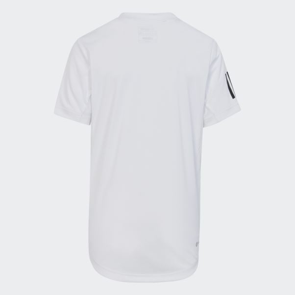 Adidas Club Tennis 3-stripes T-shirt Blanc