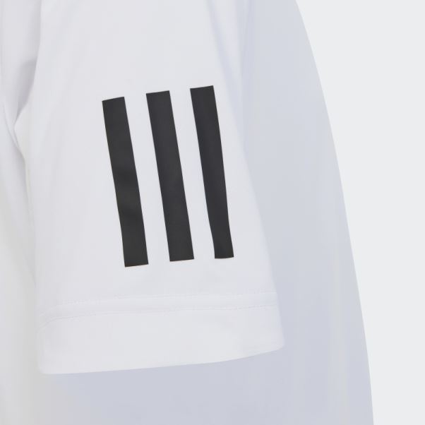 Adidas Club Tennis 3-stripes T-shirt Blanc