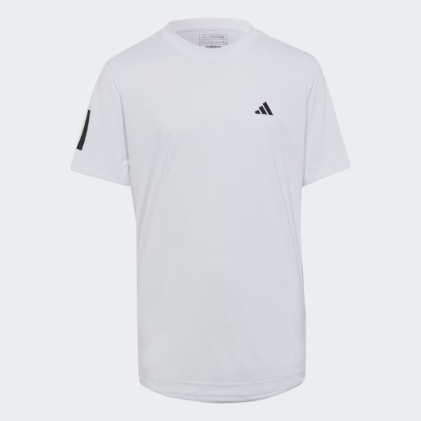 T-shirt Adidas Club Tennis 3 Bandes Blanc