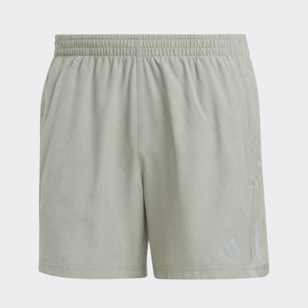Short Chiné Propre à La Course Adidas Silver Pebble Mel