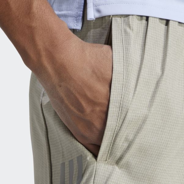 Short Chiné Propre à La Course Adidas Silver Pebble Mel