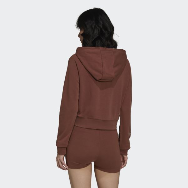 Top De Survêtement Court Adidas 2000 Luxe Marron Terre