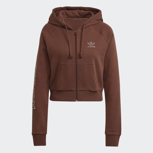 Top De Survêtement Court Adidas 2000 Luxe Marron Terre