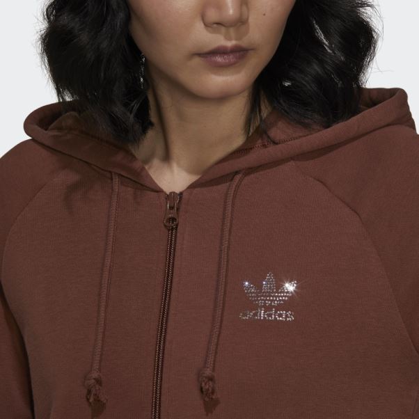 Top De Survêtement Court Adidas 2000 Luxe Marron Terre