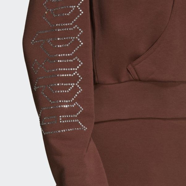 Top De Survêtement Court Adidas 2000 Luxe Marron Terre