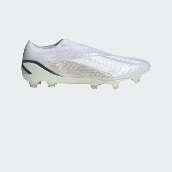 Chaussures Adidas X Speedportal+ Sol Ferme Blanc