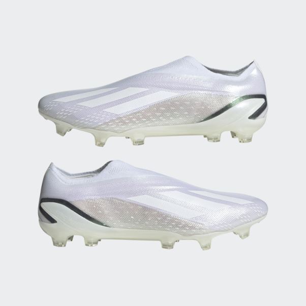 X Speedportal+ Crampons De Football Pour Terrain Sec Adidas Blanc
