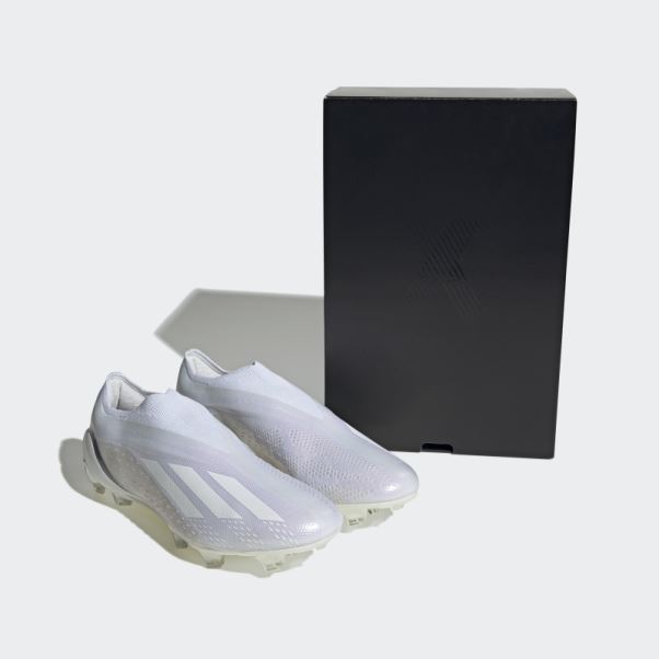 X Speedportal+ Crampons De Football Pour Terrain Sec Adidas Blanc