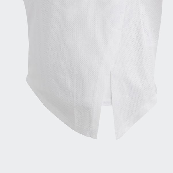 Hiit 3-stripes Quickburn T-shirt Adidas Blanc