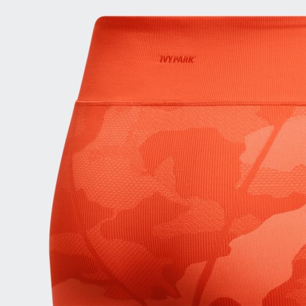 Collants En Tricot Orange Adidas
