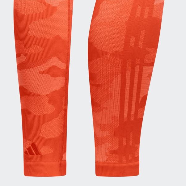 Collants En Tricot Orange Adidas