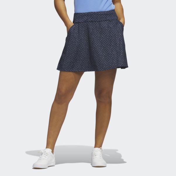 Adidas Jupe De Golf Imprimée 16 Pouces Bleu Marine