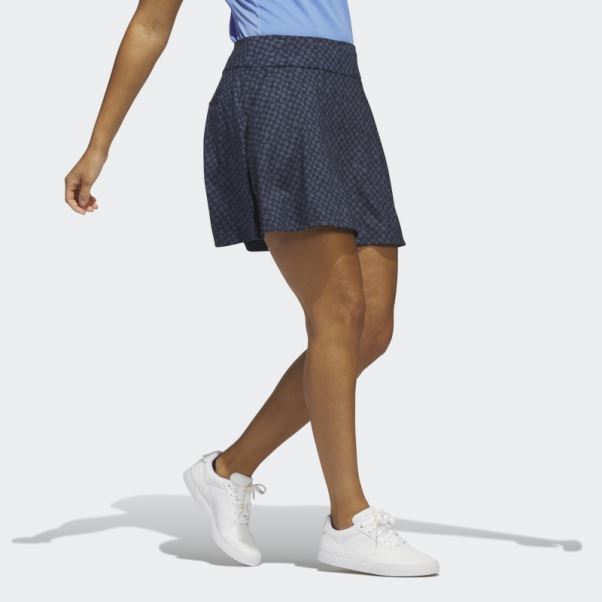 Adidas Jupe De Golf Imprimée 16 Pouces Bleu Marine