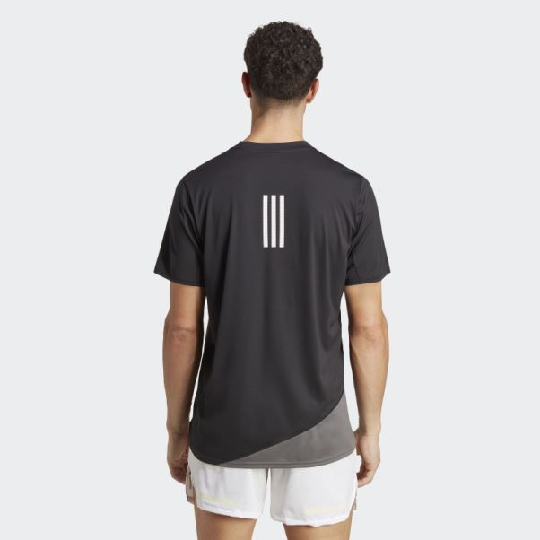 T-shirt Running Adidas Made To Be Remade Noir