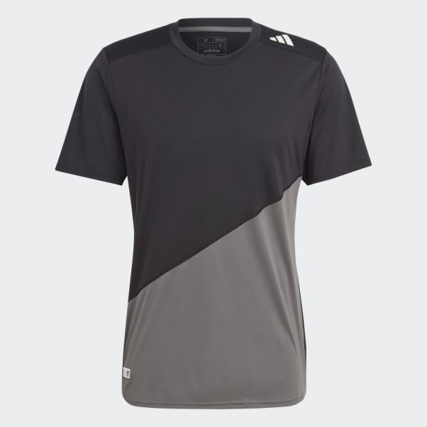T-shirt Running Adidas Made To Be Remade Noir