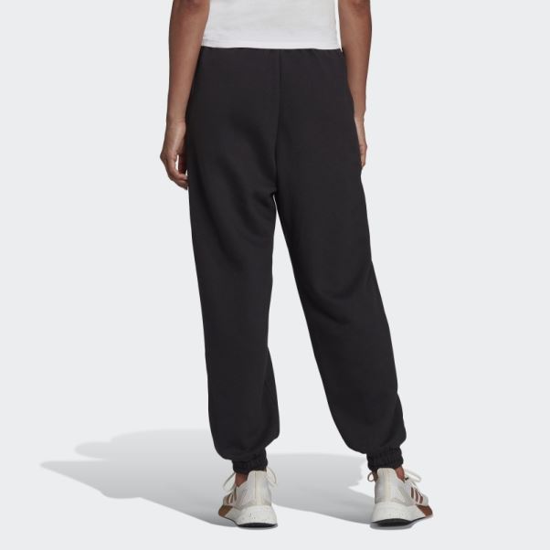 Pantalon Adidas Essentials Studio Fleece Noir
