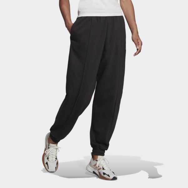 Pantalon Adidas Essentials Studio Fleece Noir