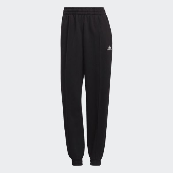 Pantalon Adidas Essentials Studio Fleece Noir
