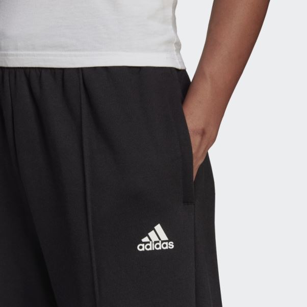 Pantalon Adidas Essentials Studio Fleece Noir