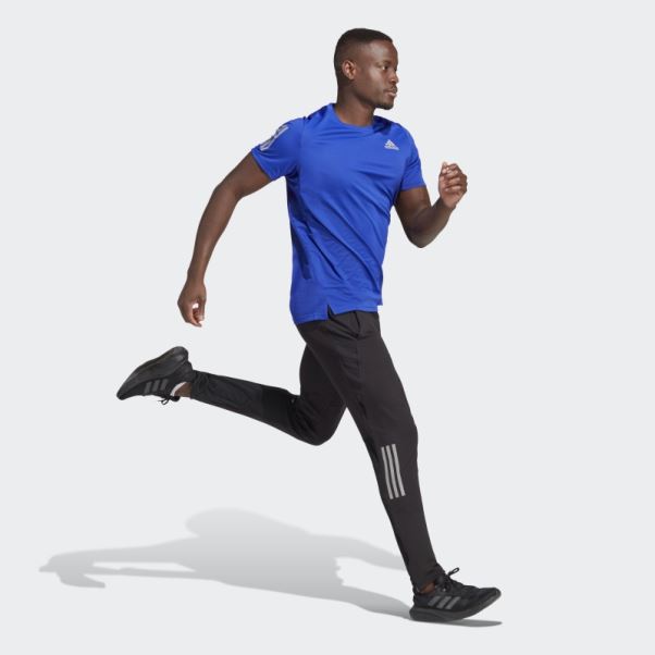 T-shirt Adidas Propre La Course Bleu