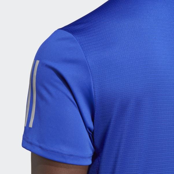 T-shirt Adidas Propre La Course Bleu