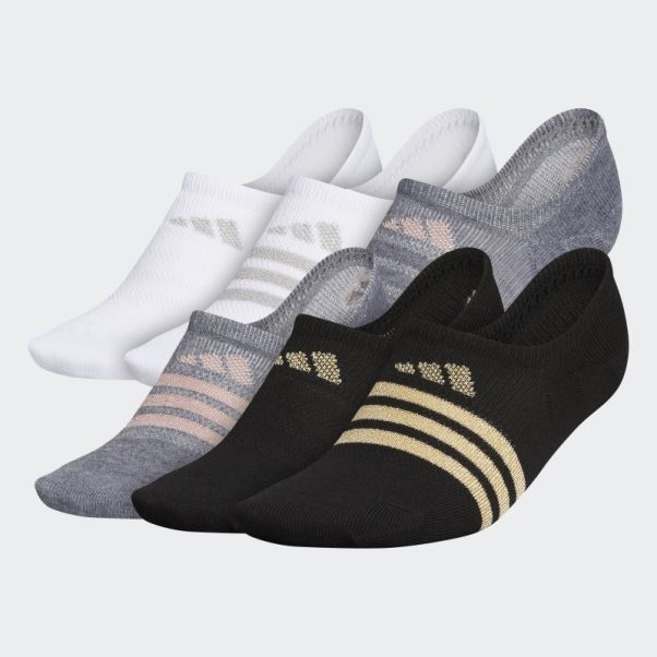 Superlite Super-no-show Chaussettes 6 Paires Multicolore Adidas