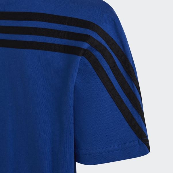 T-shirt Adidas X Marvel Spider-man Mode Bleu Royal