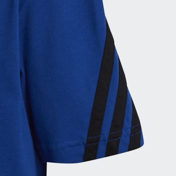 T-shirt Adidas X Marvel Spider-man Mode Bleu Royal