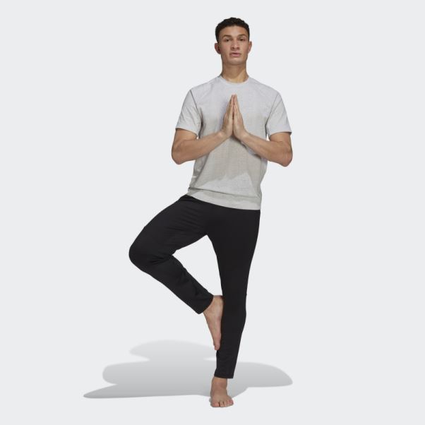 T-shirt Adidas Yoga Training Gris