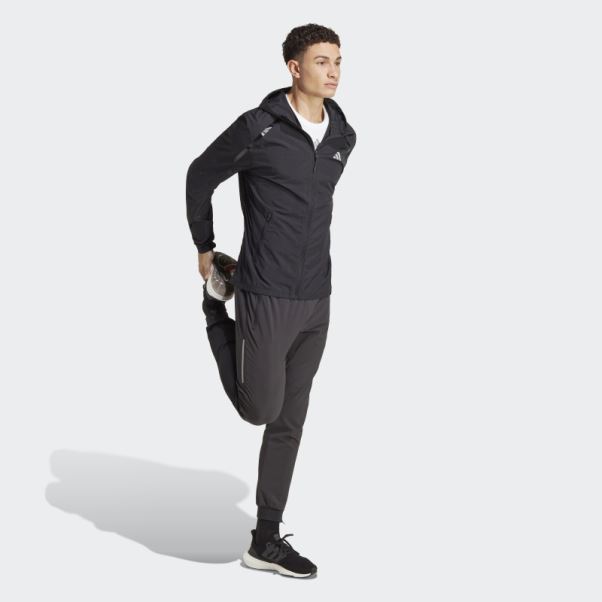 Veste D'échauffement Marathon Noir Adidas