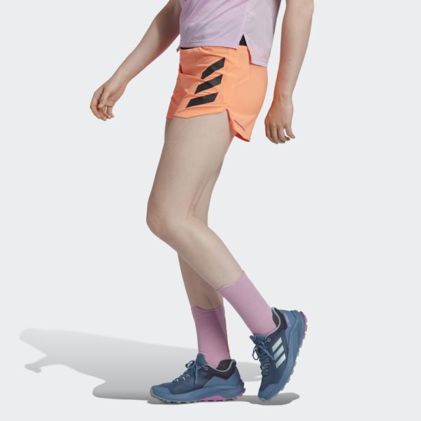 Faisceau Orange Adidas Terrex Agravic Bca Shorts
