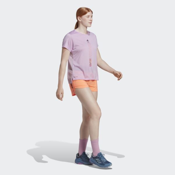 Faisceau Orange Adidas Terrex Agravic Bca Shorts