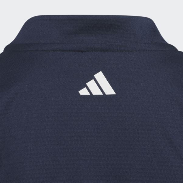 Polo Sans Manches Imprimé Heat.rdy Bleu Marine Adidas