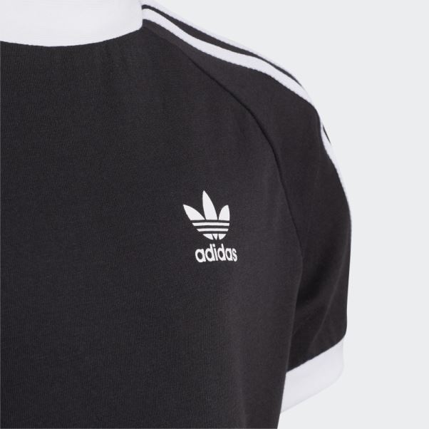 T-shirt Adicolor 3 Bandes Noir Adidas