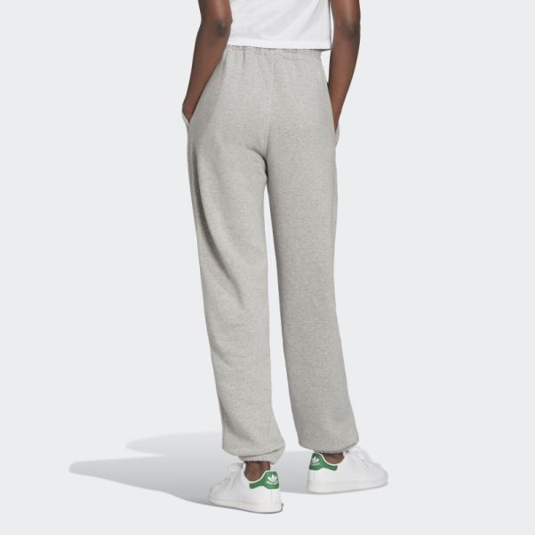 Adidas Pantalon De Jogging Polaire Adicolor Essentials Gris Moyen