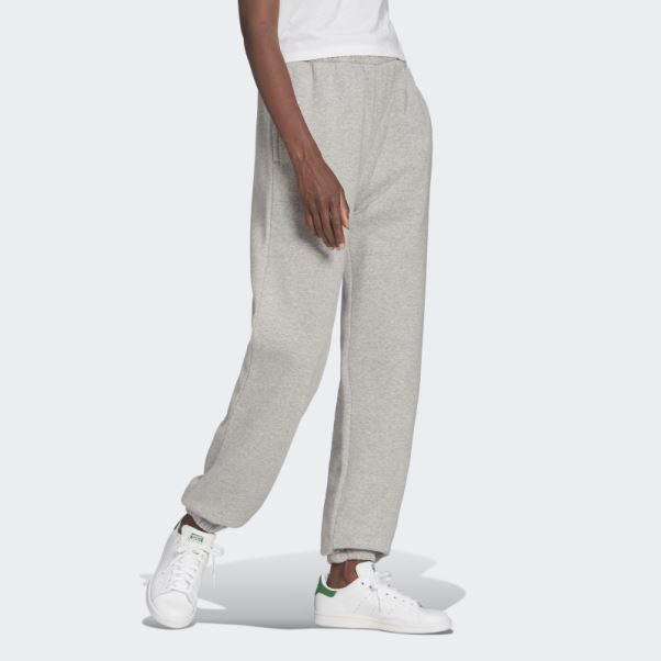 Adidas Pantalon De Jogging Polaire Adicolor Essentials Gris Moyen