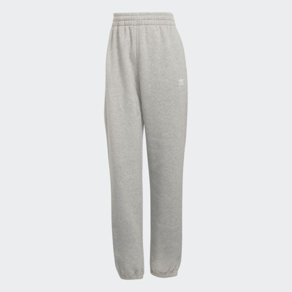 Adidas Pantalon De Jogging Polaire Adicolor Essentials Gris Moyen