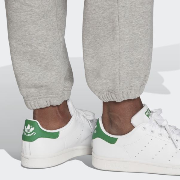 Adidas Pantalon De Jogging Polaire Adicolor Essentials Gris Moyen