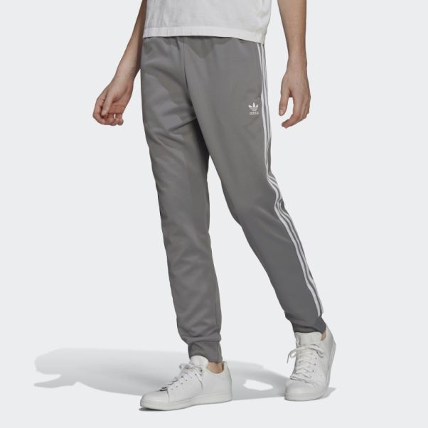 Pantalon De Survêtement Adicolor Classics Primeblue Sst Gris Adidas