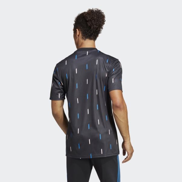 Maillot Pre-match Manchester United Adidas Noir
