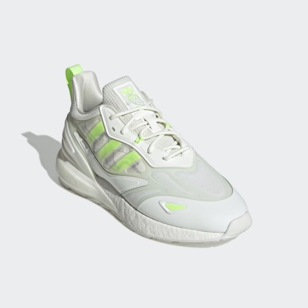 Zx 2k Boost 2.0 Chaussures Blanc Teinte Adidas
