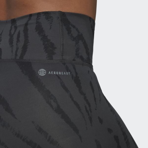 Leggings 7/8 En Carbone Optime Training Icones Adidas