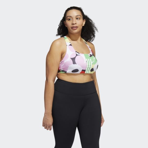 Soutien-gorge à Maintien Moyen Adidas Better Level Training Orange Blaze (taille Plus)