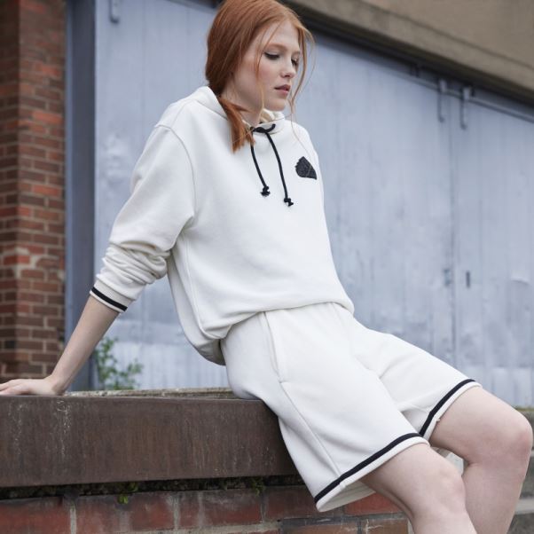 Adidas Short Blanc En Tissu éponge (non Genré)