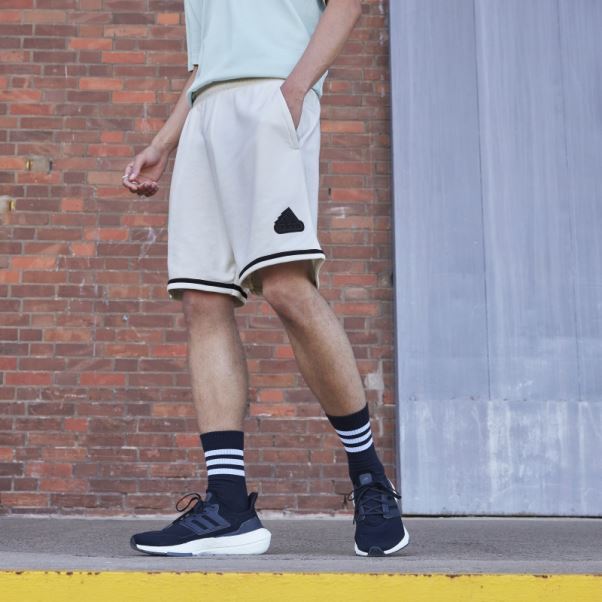 Adidas French Terry Short (non Genré) Blanc