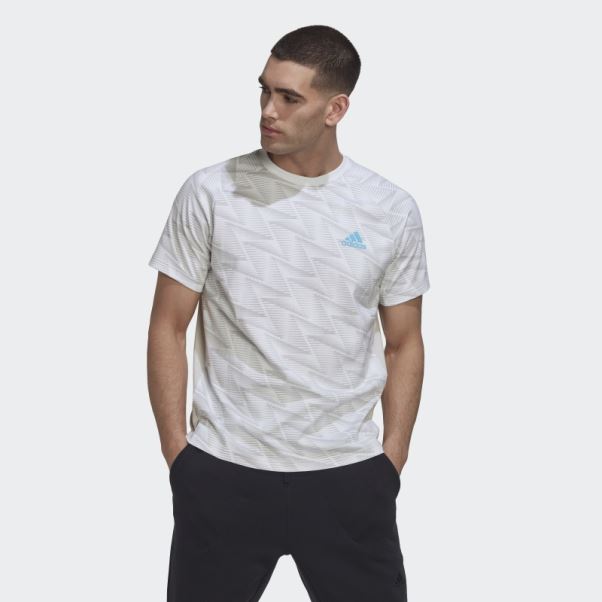 Conçu Pour Gameday Voyage T-shirt Blanc Adidas